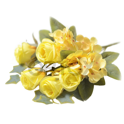 Цветы искусственные "Букет роз", цвета в ассортименте фото 3