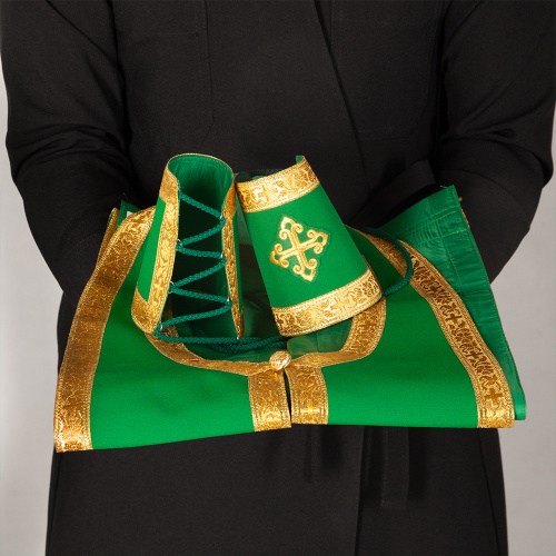 Иерейское облачение греческое зеленое фото 9
