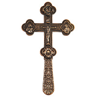 Крест требный, гравировка, 12x21 см, У-1339
