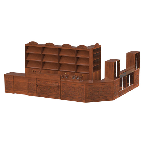 Свечная лавка "Суздальская". Компоновка №3, цвет "ноче экко", "кипарис" фото 2