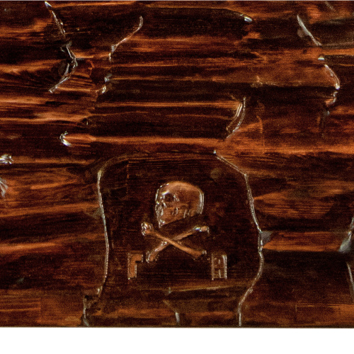 Крест-голгофа напольная с предстоящими, цветная роспись, резьба фото 3 Крест-голгофа напольная с предстоящими, цветная роспись, резьба фото 3