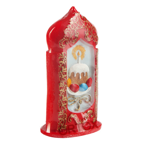 Свеча декоративная "Пасхальный кулич", высота 14 см фото 2