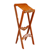 Аналой раскладной "Суздальский", цвет "кипарис" с золотом (поталь), высота 123 см