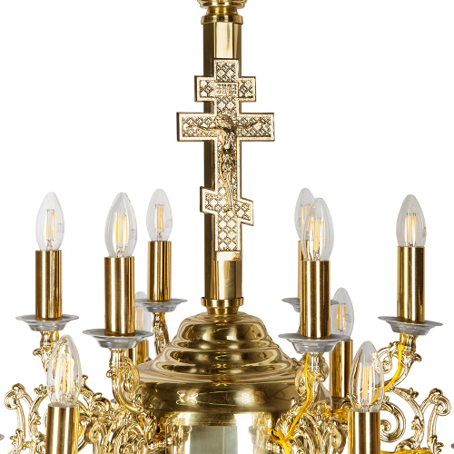 Паникадило "Фаворское" на 24 свечи, диаметр 83 см, высота 114 см фото 4