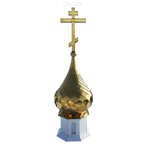 Купол церковный круглый, с покрытием "в шашку" фото 2