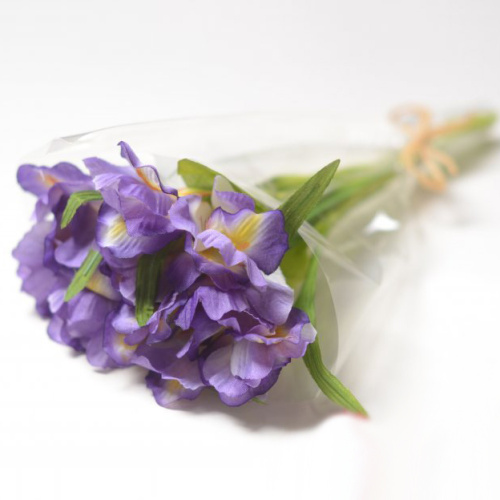 Цветы искусственные "Букет ирисов", цвета в ассортименте фото 2