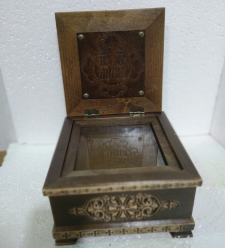 Ковчег для мощей деревянный, 20х20х14 см, У 285-0124 фото 3