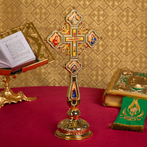 Крест напрестольный, литография, 19х30 см фото 10