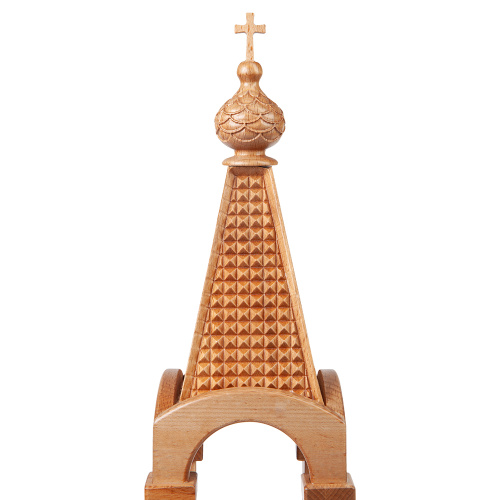 Дарохранительница деревянная, без колпака, 18х18х53,2 см фото 4