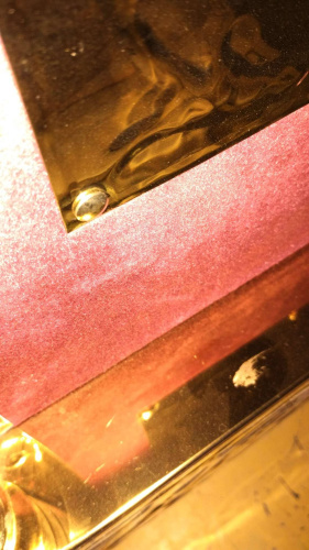 Аналой клиросный, чеканка, красная ткань, 85х50х156 см, У-2004 фото 7