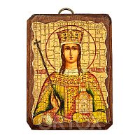 Икона благоверной Тамары, царицы Грузинской, под старину, 6,5х9 см