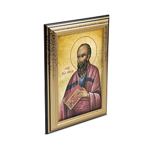 Икона апостола Павла в пластиковой рамке,13х1,5х18 см (стекло, картон)