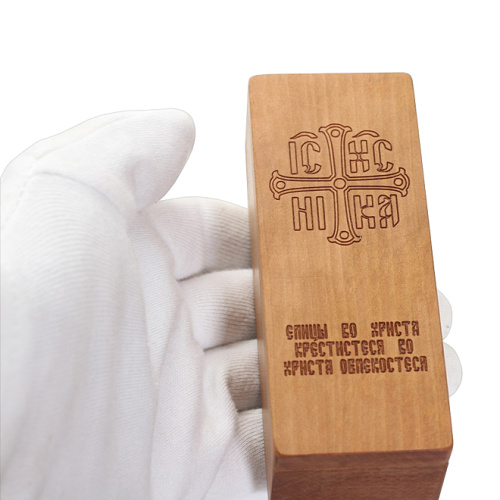Крестильный ящик деревянный с наполнением, резной, 11,4х4,6х4,2 см фото 6