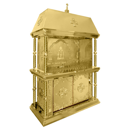 Панихидный стол на 200 свечей с сенью, 170х82х291,5 см