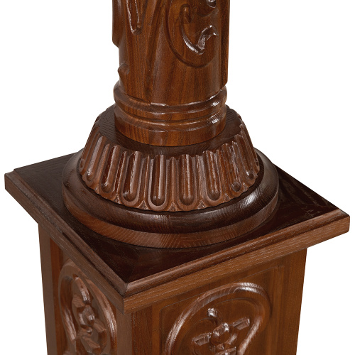 Сень для престола, цвет "кипарис" с золотом (поталь), резная, 200х200х350 см фото 8 Сень для престола, цвет "кипарис" с золотом (поталь), резная, 200х200х350 см фото 8