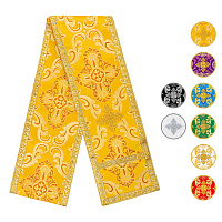 Закладка для Евангелия, шелк "Николаевский", вышитая, 160х12,5 см