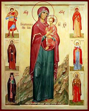 Икона Богородицы Волынская «Георгиевская», Карпатская