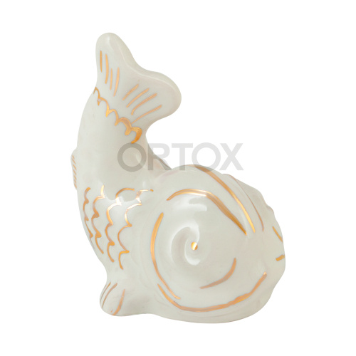 Сувенир фарфоровый "Рыбка" белый, 5х5,5 см фото 2