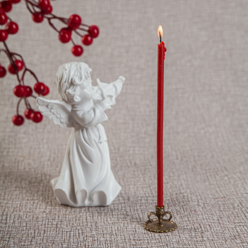 Свечи церковные воскосодержащие красные, 1 кг фото 3