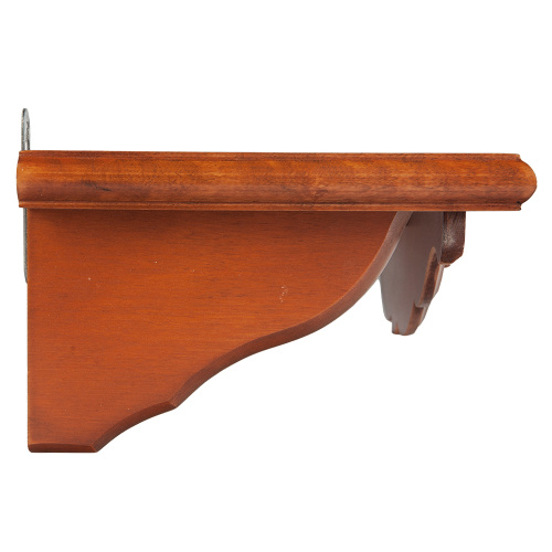 Полка для икон прямая одноярусная, цвет орех, 48х18 см фото 6 Полка для икон прямая одноярусная, цвет орех, 48х18 см фото 6