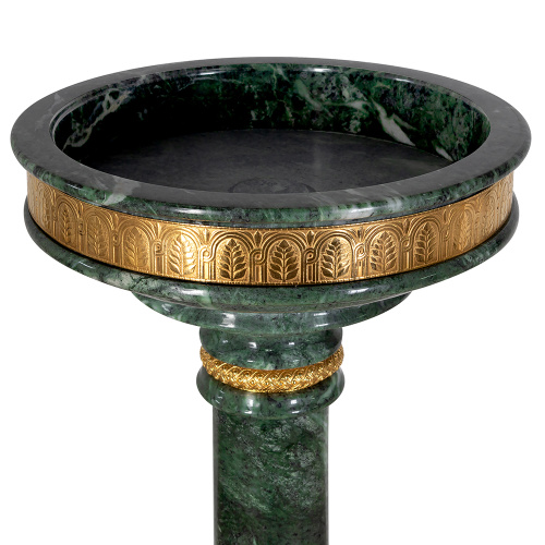 Подсвечник напольный песковой, натуральный камень, №3, высота 128 см фото 3