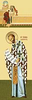 Купить иконостас иоанн златоуст, святитель, с фрагментом из благовещения, каноническое письмо, сп-1895