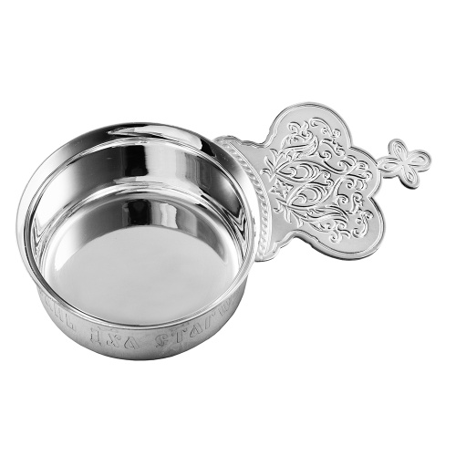 Евхаристический набор из 7 предметов на 0,25 л, ювелирный сплав, серебрение фото 10