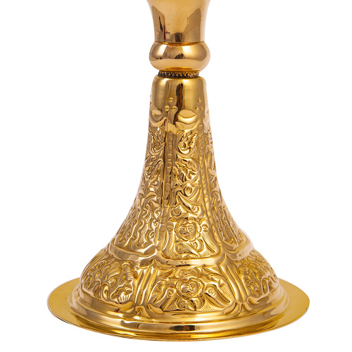 Лампада напрестольная, латунь, 12,5х29 см фото 4 Лампада напрестольная, латунь, 12,5х29 см фото 4