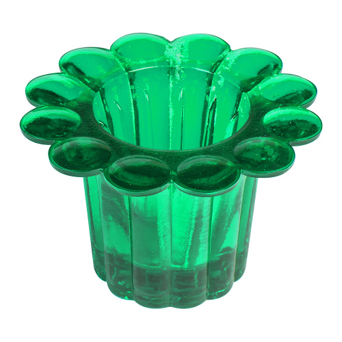 Стаканчик для лампадки "Ромашка" зеленый, 8х5,5 см Стаканчик для лампадки "Ромашка" зеленый, 8х5,5 см