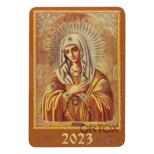 Православный карманный календарь на 2023 год, 6,4х9,2 см, микс, 5 шт. в упаковке фото 6