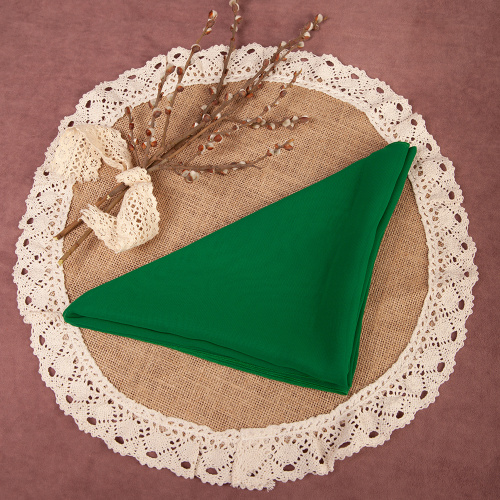 Платок, креп-шифон, цвета в ассортименте, 100х100 см фото 5