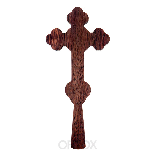 Крест напрестольный деревянный резной, 11х23,8 см фото 2
