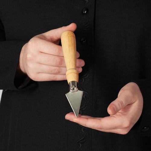 Копия с деревянными ручками, набор из 3 штук: малое, среднее и большое фото 9