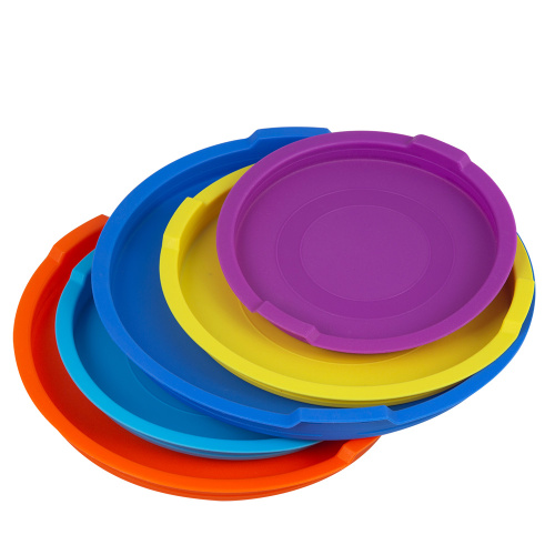 Набор мисок из нержавеющей стали с силиконовыми крышками, 5 штук фото 5