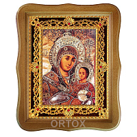 Икона Божией Матери "Вифлеемская", 22х27 см, фигурная багетная рамка
