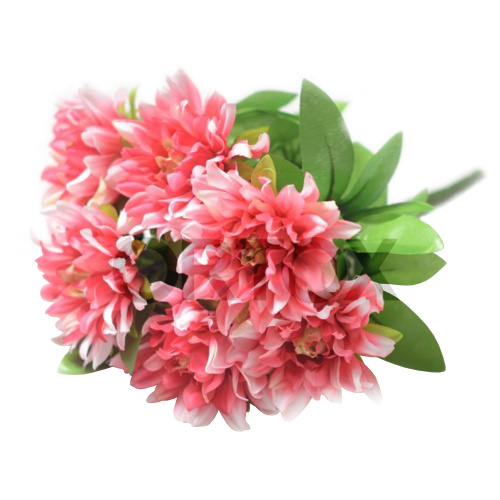Цветы искусственные "Букет георгинов", цвета в ассортименте фото 2