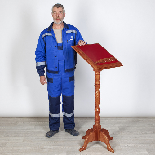 Аналой выносной "Ивановский", цвет "кипарис", 60х60х130 см фото 6