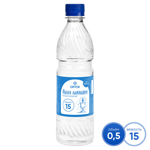 Масло лампадное вазелиновое "ORTOX", 0,5 л (вязкость 15) №1