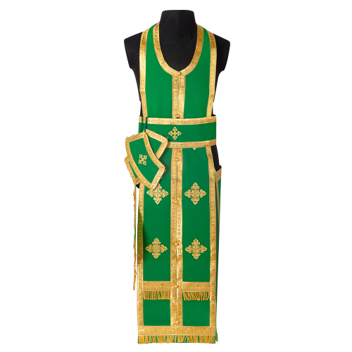 Иерейское облачение греческое зеленое фото 4