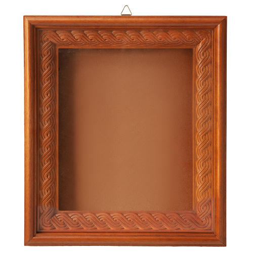 Рамка-киот настенный деревянный, под иконы 18х22 см, 26х30 см фото 3