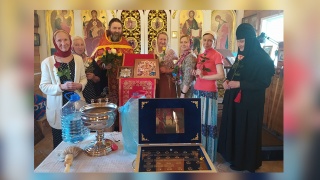 Фотоотзыв: Ковчег для мощей, мощевик и табличка в ковчег для храма в г. Рязань