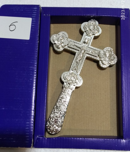 Крест требный латунный, 12x21 см, У-0629 фото 26