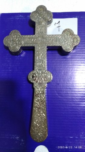 Крест требный латунный, 12x21 см, У-0629 фото 30