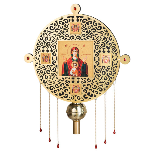 Запрестольные крест и икона, комплект, высота 65 см фото 3