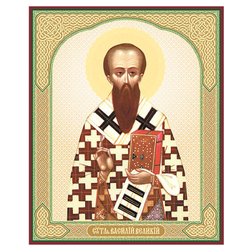 Икона святителя Василия Великого, МДФ