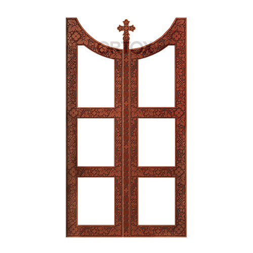 Царские врата для "Суздальского" иконостаса, цвет "кипарис" фото 2