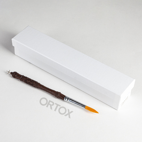 Стрючица с деревянной резной ручкой, длина 20 см фото 2