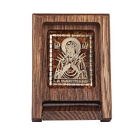 Складень деревянный с ликом Божией Матери "Семистрельная", 8х6,3 см