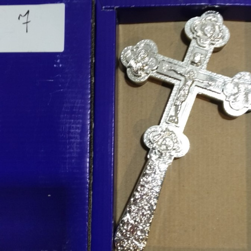 Крест требный латунный, 12x21 см, У-0629 фото 29