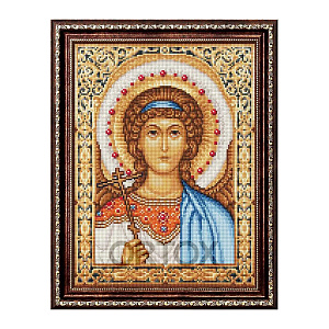 Алмазная мозаика "Икона Ангела Хранителя", 30х40 см (мозаика)